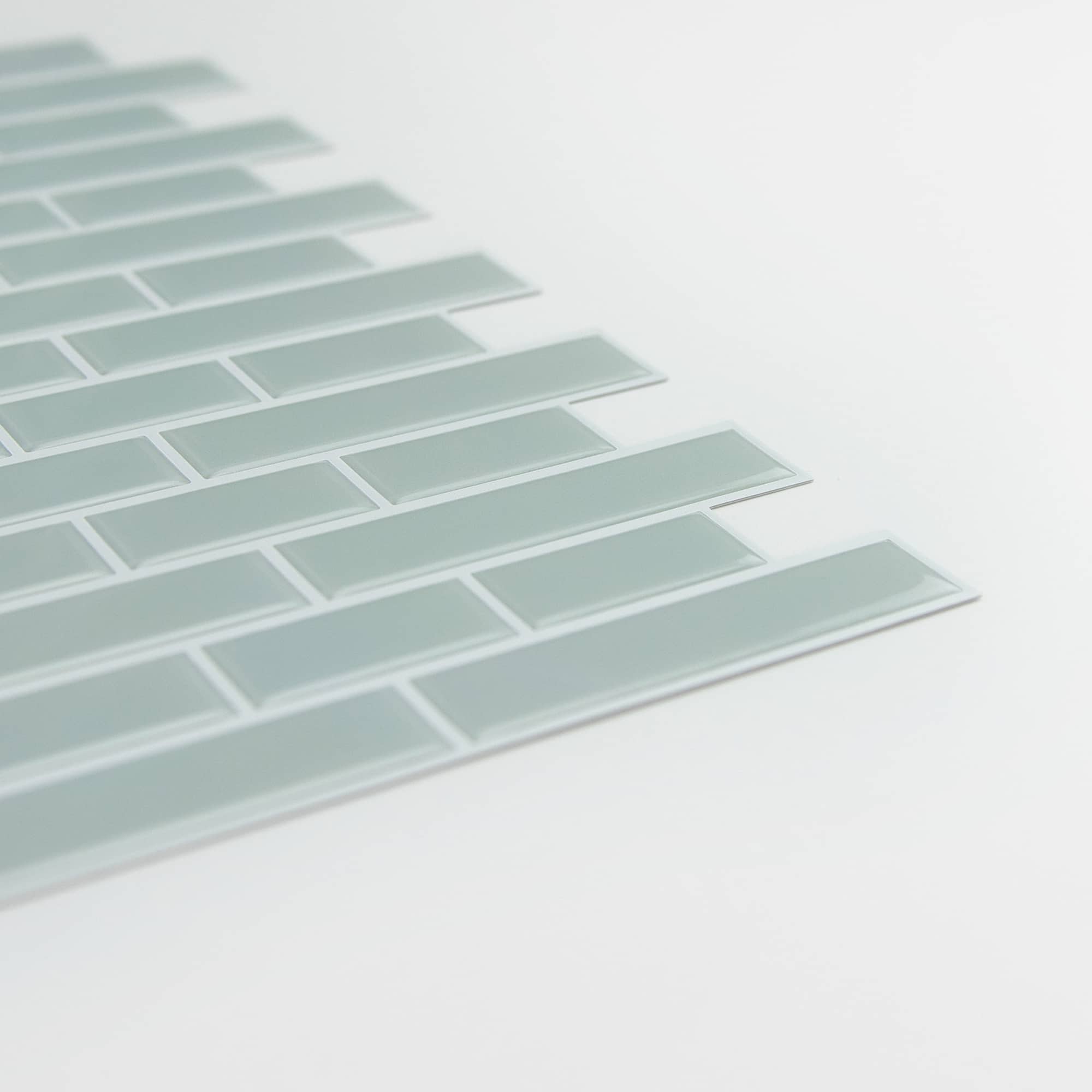 InHome Sea Glass Peel & Stick Backsplash Tiles